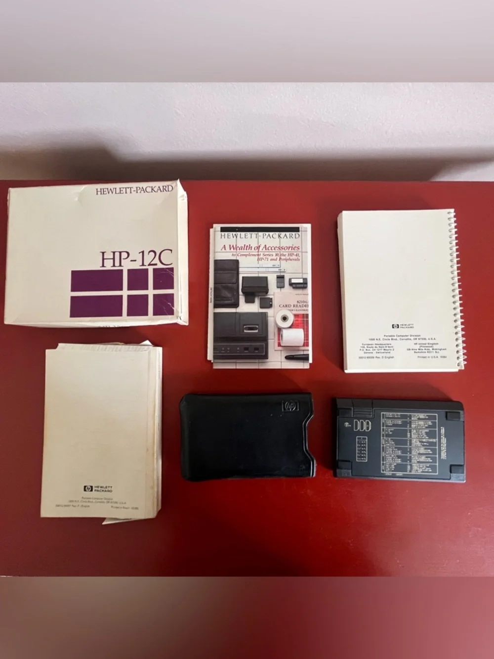 Hewlett-Packard Vintage1980’s HP-12C Financial Calculator 2 Manuals Tested/works - Picture 4 of 9